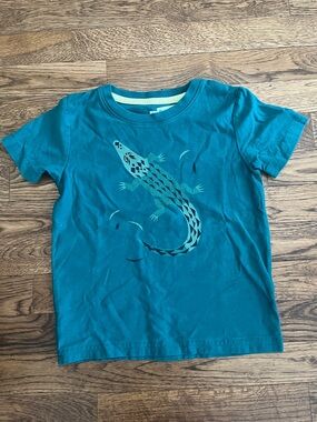 Tea Collection Green Alligator Graphic Short-Sleeve Tee